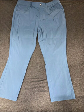 Puma Blue Straight Leg Pants Size Medium